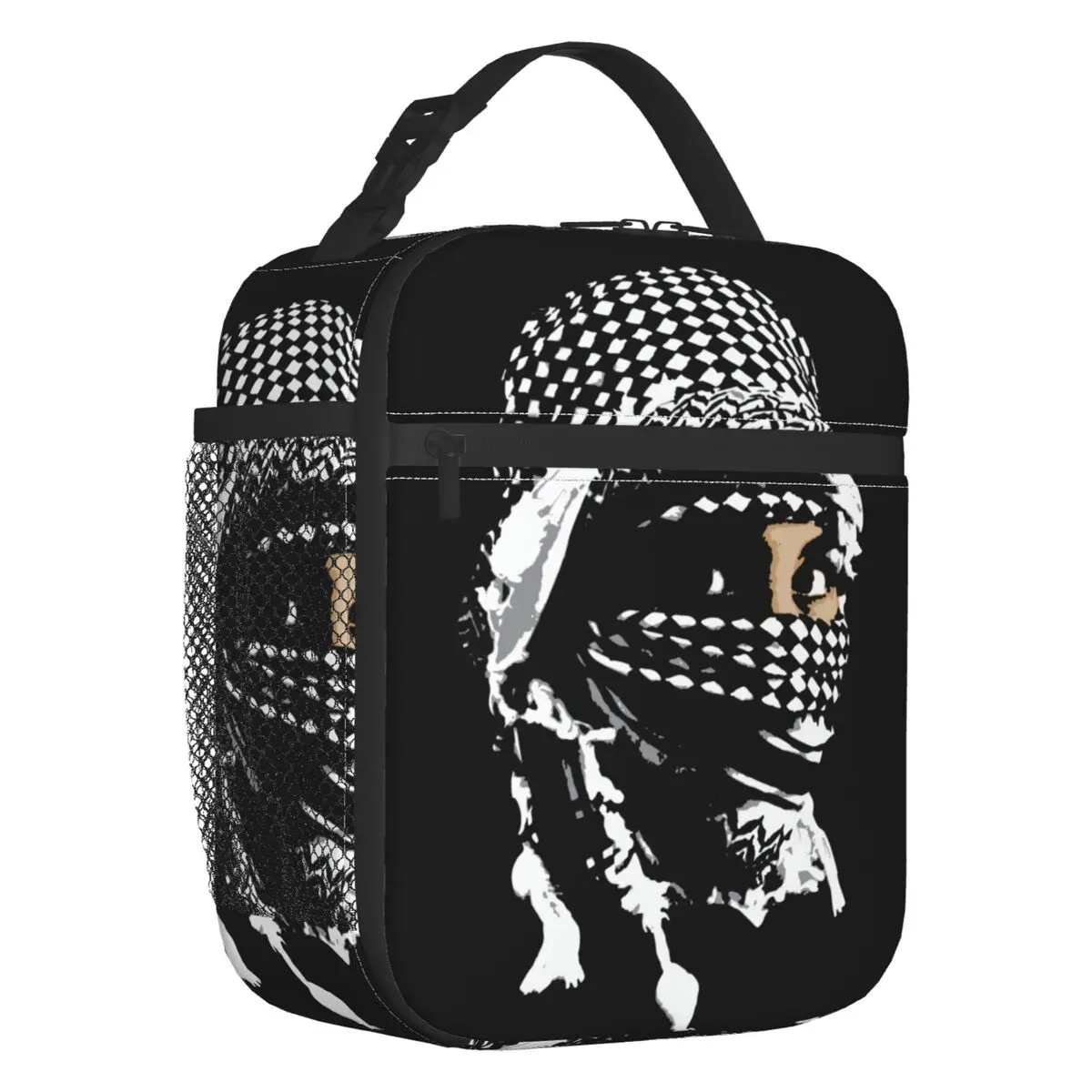 

Palestine Intifada Insulated Lunch Tote Bag for Women Save Palestinian Portable Thermal Cooler Bento Box Work School Travel