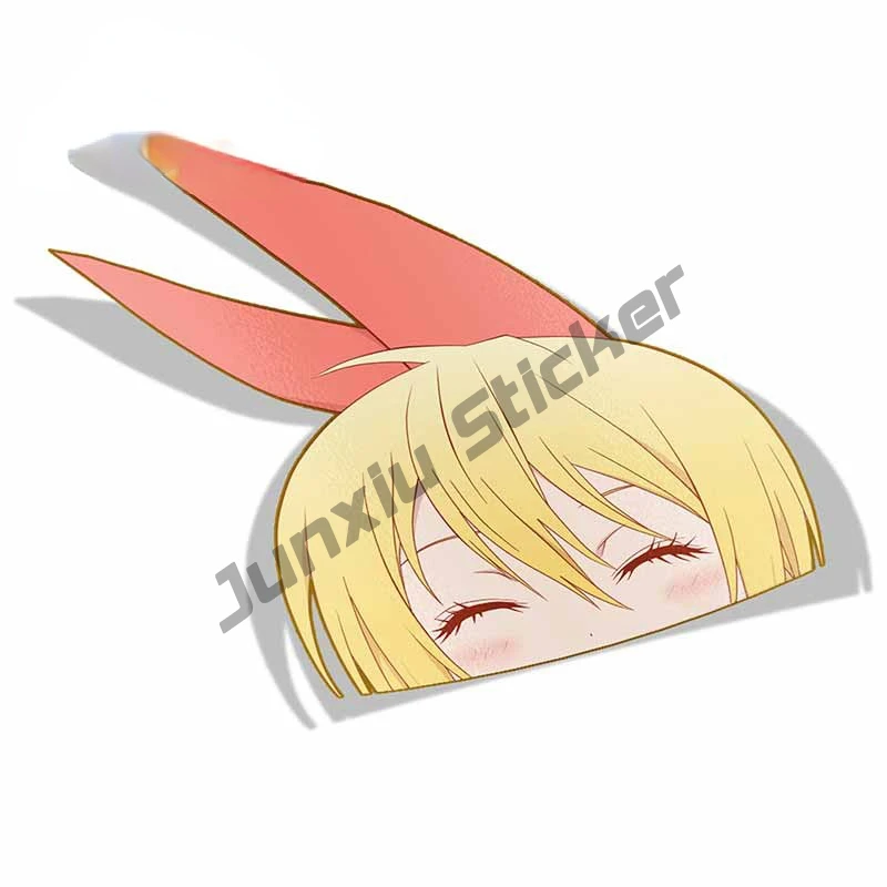 

Beautiful Car Stickers for Chitoge Kirisaki Nisekoi Peeker Peek Anime Vinyl JDM Window Trunk Laptop Wall Decal KK13*10cm