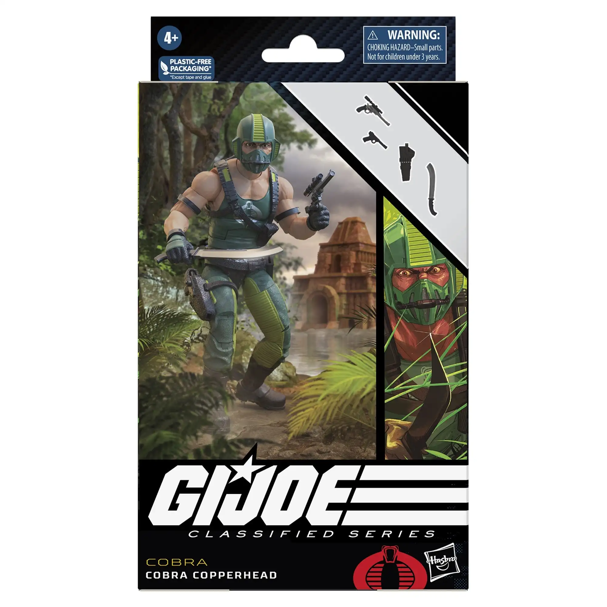 

Hasbro G.i. Joe Classified Series Cobra Copperhead Collectible Action Figures, 72, 6 Inch Action Figures with 4 Accessories