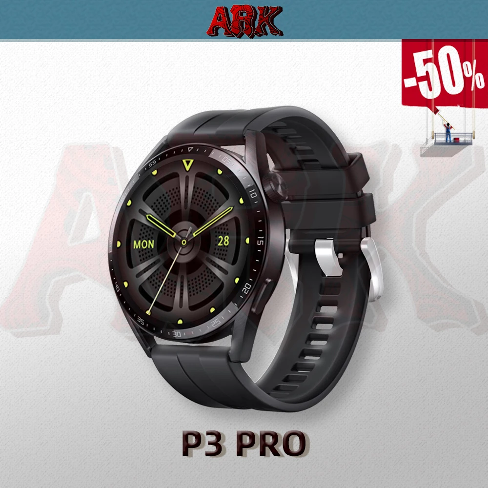 

ARK 2022 New P3Pro Original Smart Watch for Men Women NFC GPS P3 Pro Smartwatch for Samsung Android Ios Phone PK Fly7 HW28 Pro