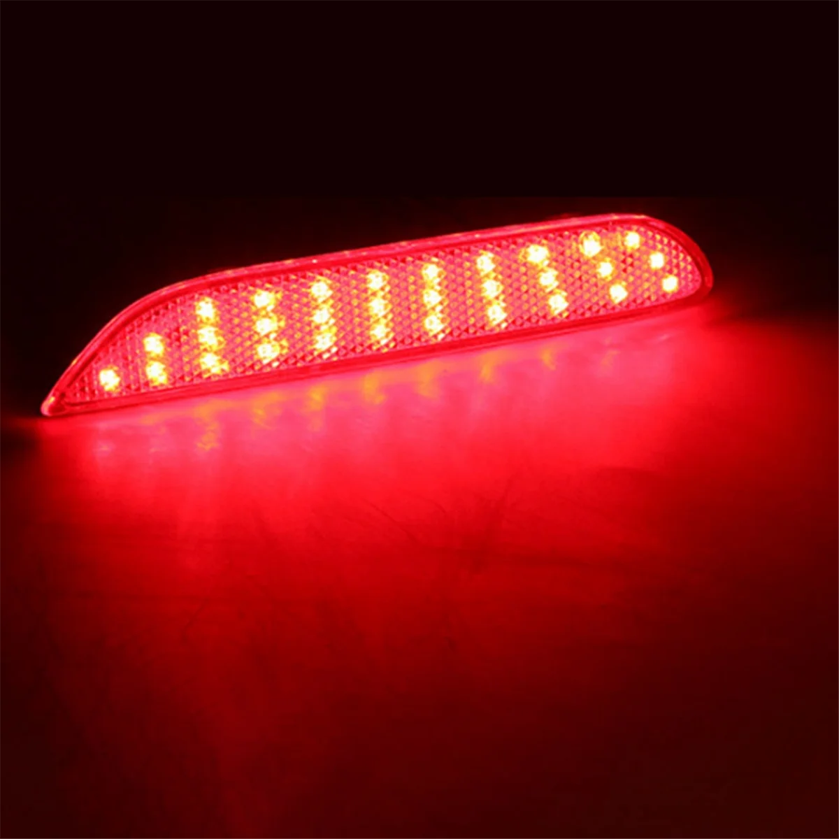 Отражатель для заднего бампера автомобиля лампа Infiniti Q50 Nissan Pathfinder Rogue 14-16 красная