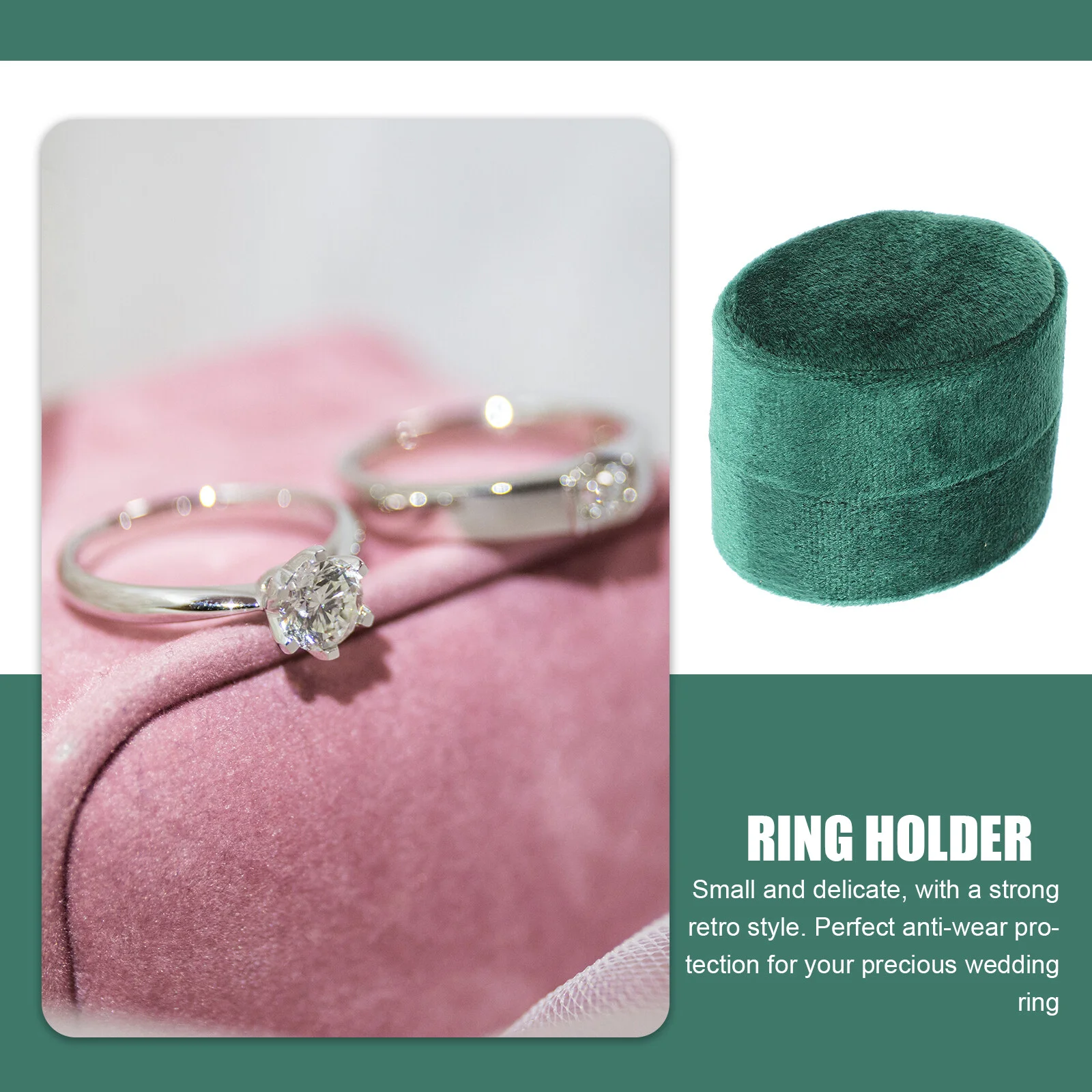 Rings For Couples Ring Storage Case Engagement Holder Organizer For Rings Wedding Ceremony