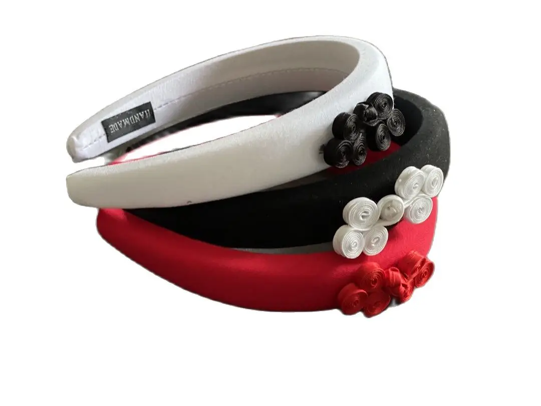 

Chinese Unique Buckle sponge hairbands Women's headbands