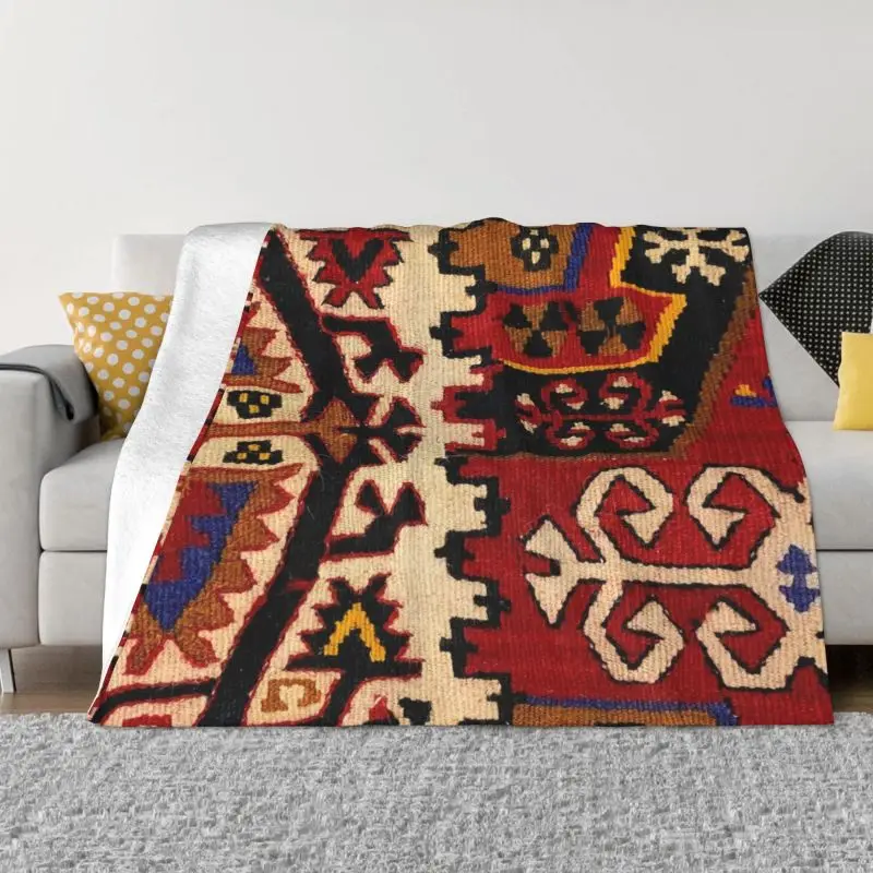 

Богемный турецкий Kilim Navaho Тканое одеяло, Фланелевое флисовое теплое персидское этническое художественное покрывало