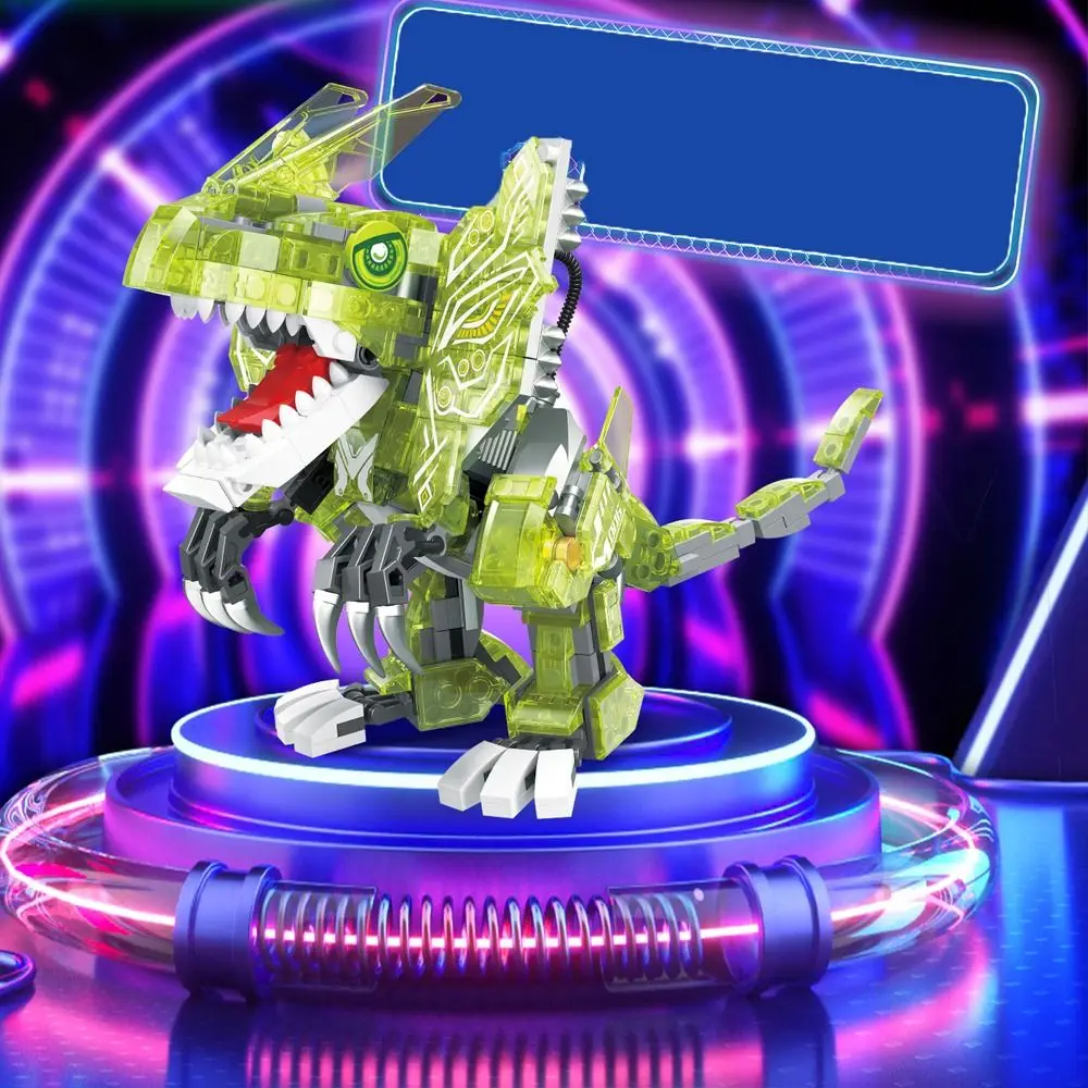 Тираннозавр светящийся динозавр строительный блок игрушка спинозавр