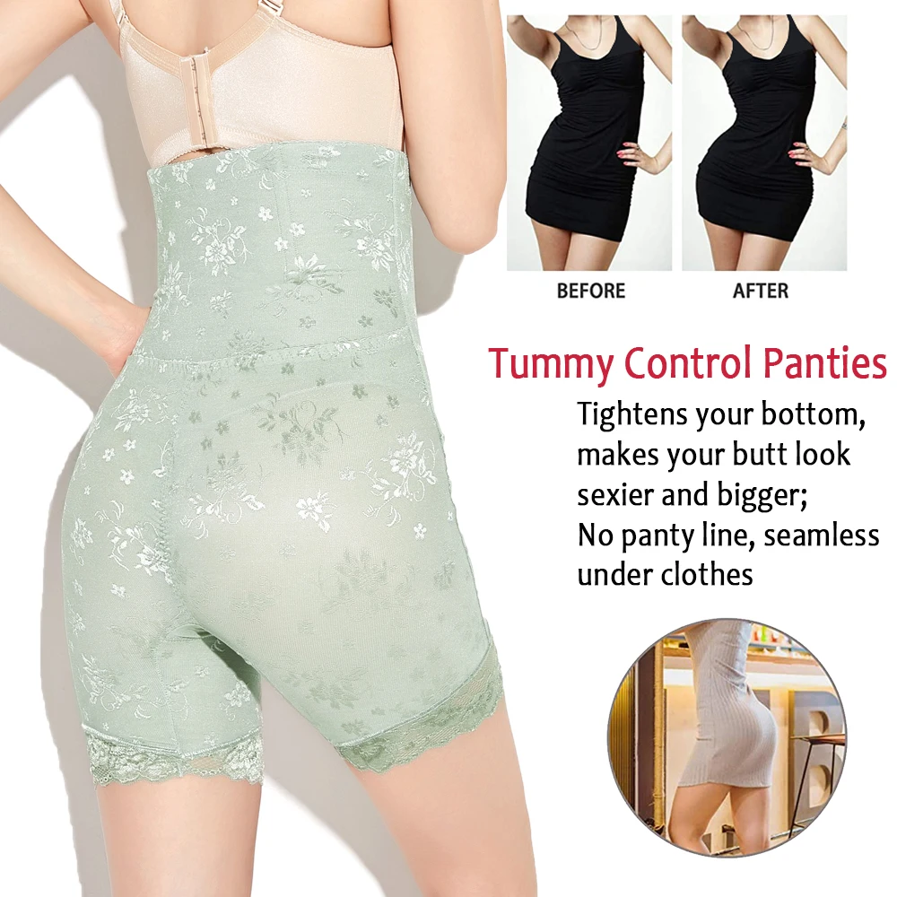 SEXYWG Body Control Shapewear High Waist Shapewear Panties Women Body Shaper Tummy Control Shorts