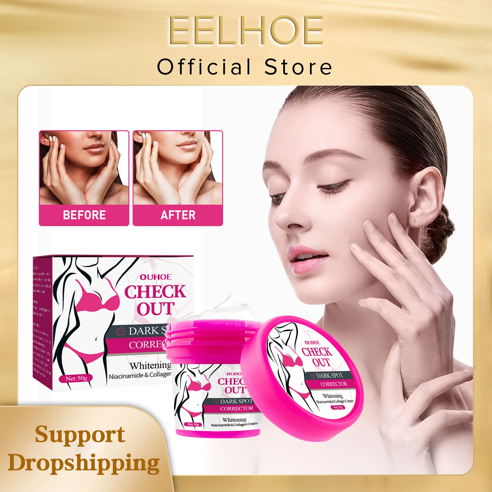 

Face Body Whitening Cream Underarm Armpit Bleaching Legs Knees Private Parts Improve Dull Nourish Brighten Skin Lightening Cream