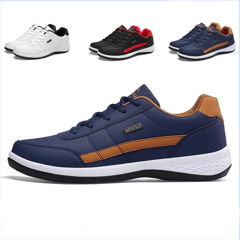 

Кожаная мужская обувь, модная повседневная обувь, летняя женская повседневная мужская обувь, мужские кроссовки для бега