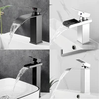 bathroom water fall sink faucet mixer splash proof basin water tap shower head plumbing tapware for bathroom accessories