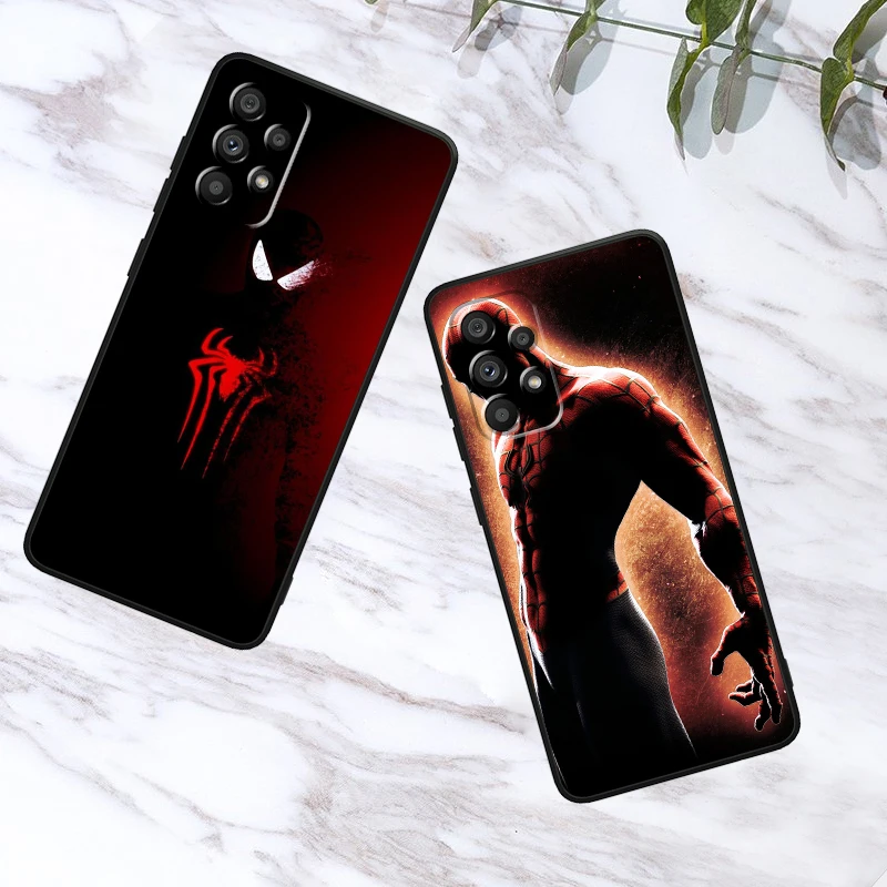 Классное искусство Marvel Человек-паук для Samsung A53 A52 A33 A32 A51 A71 A21S A13 A73 A55 A22 A23 A35 A72 A54 A12