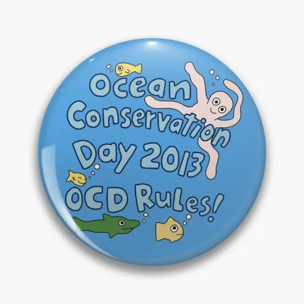 Новинка мягкая булавка на булавке для девушек Ocd Rules воротник лацкан Женская