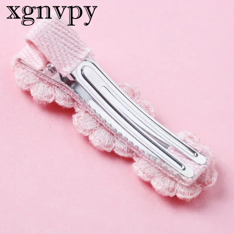 Xgnvpy новая мультяшная Милая ткань для детей цвет женской шерсти Подсолнух заколка