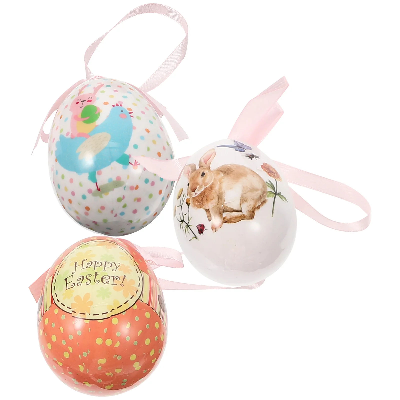 

Easter Egg Ornaments Eggs Hanging Tree Decorations Basket Party Decoration Filler Ornament Centerpieces Toys Craft Foam Pendants