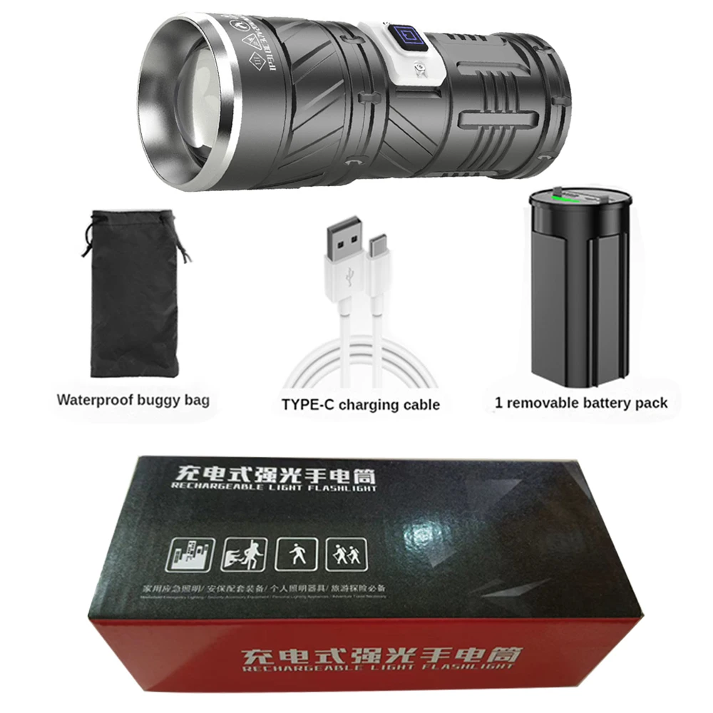 

KENSUN Перезаряжаемый фонарик 10000 мАч