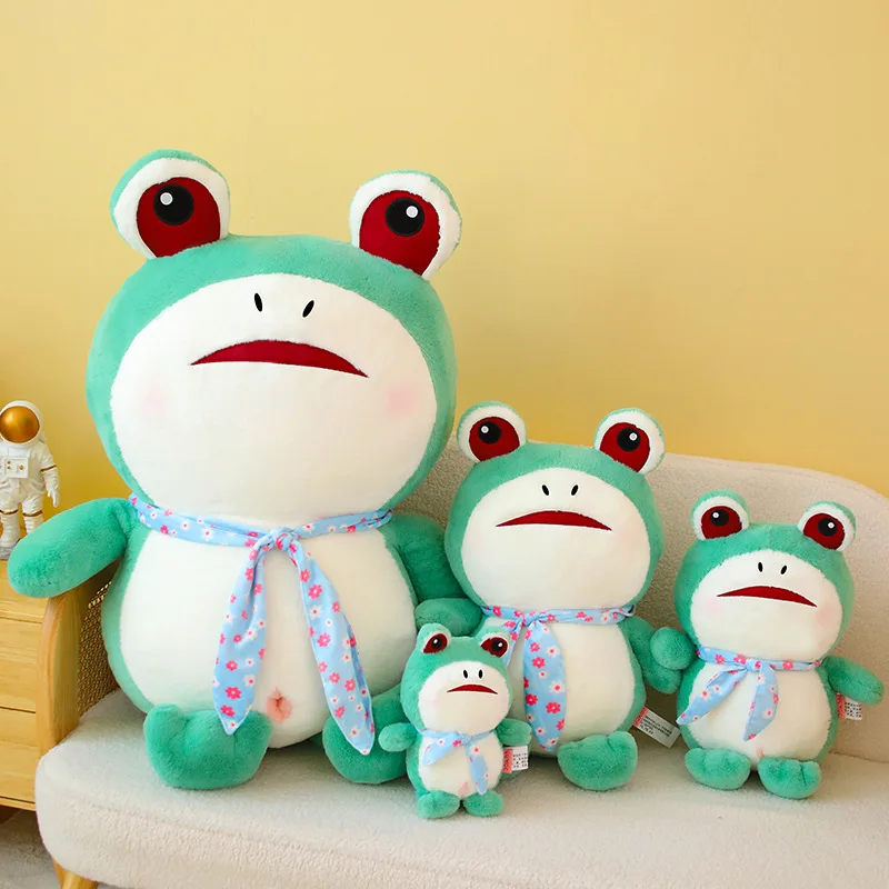 

28-60cm Popular Internet Celebrity Figures Cartoon Frog Plush Toys Cute Soft Stuffed Animal Frog Dolls Home Decor Kids Fans Gift