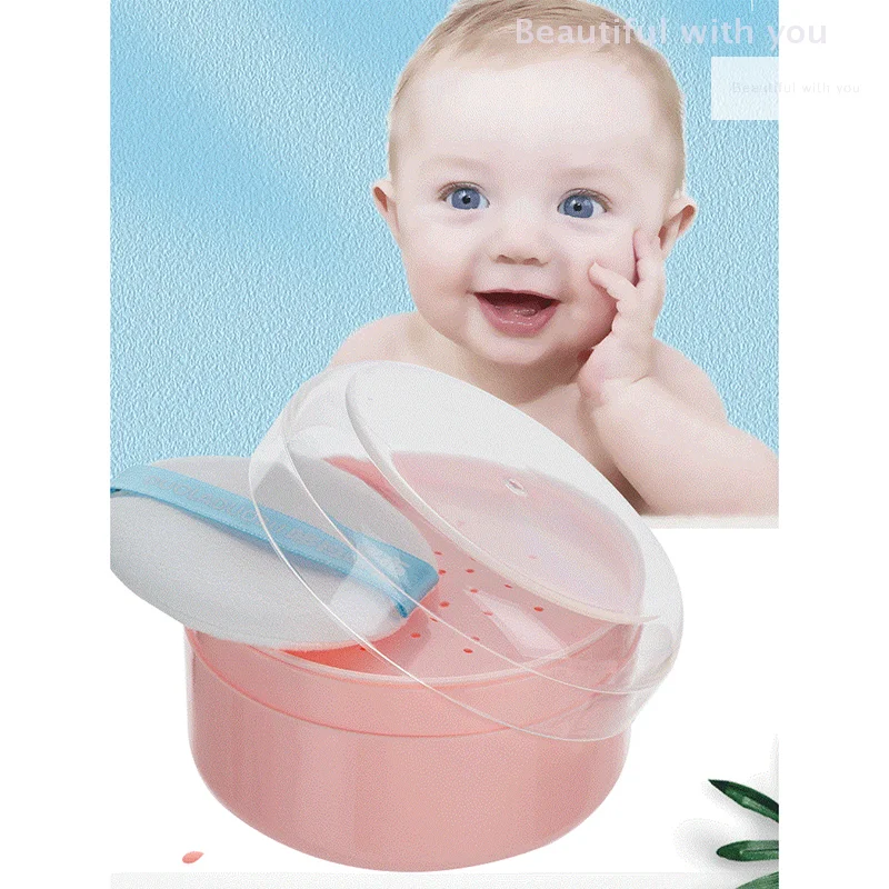 Детская пуховка крутая теплая пудра для тела портативный пустой контейнер