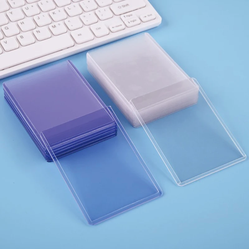 10 шт. прозрачная пленка для фотокарт с изображением идола рукав маленьких карт