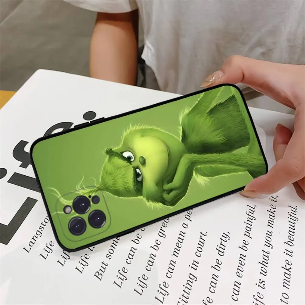 Фото C-Рождественский чехол для телефона G-Green M-Monsters для IPhone 16 17 Air 15 14 13 12 11 Pro Max 16E Plus Fundas №3
