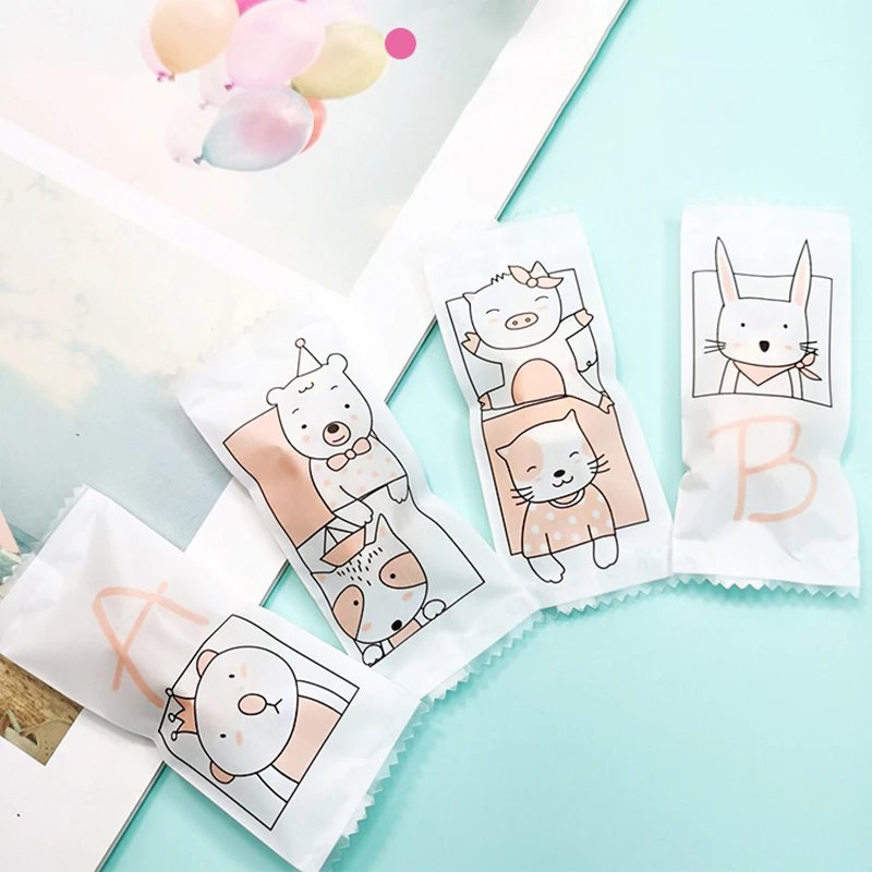 200 шт. пластиковые пакеты для нуга сахара обертки арахисовых конфет упаковка