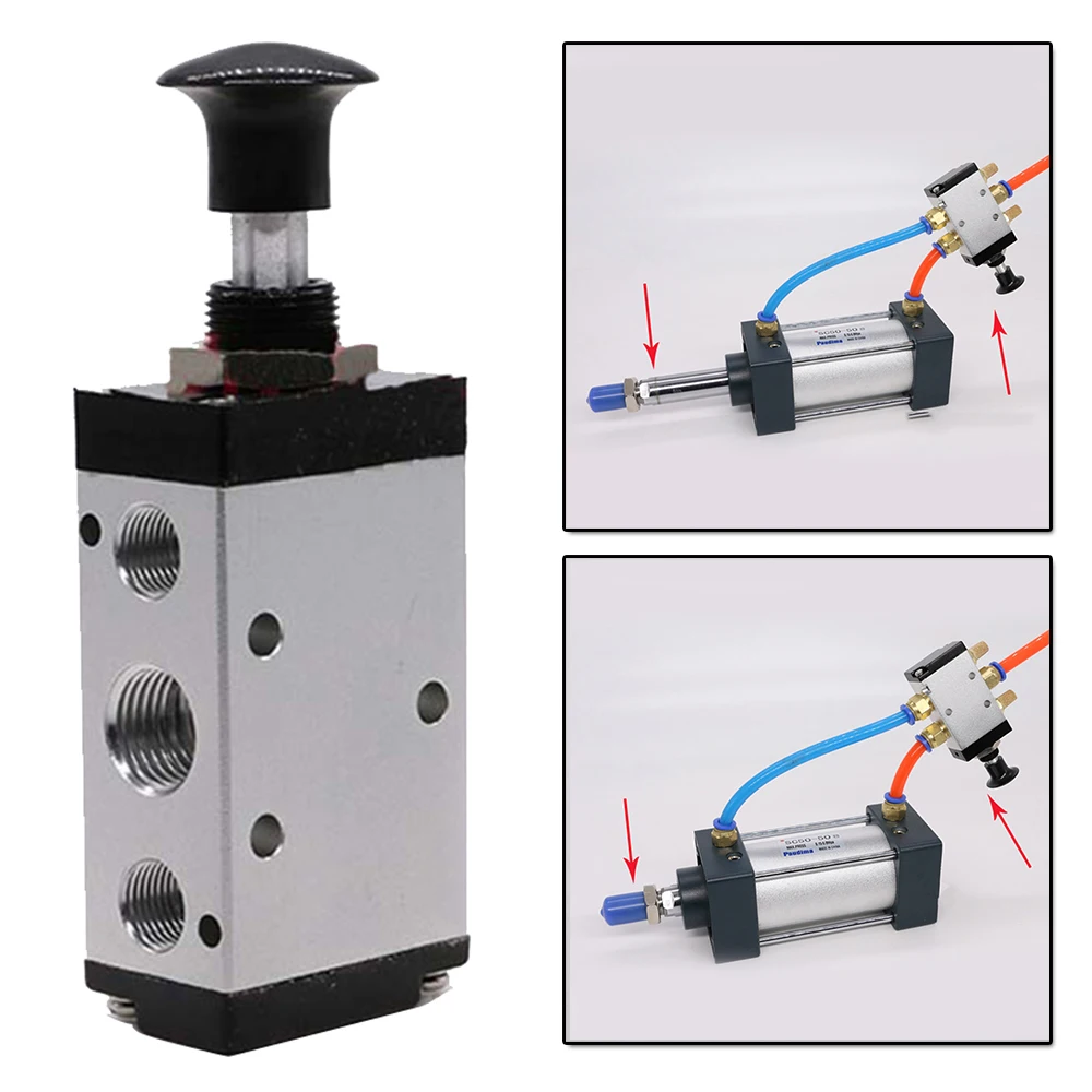 

66.5 x 35 x 22mm Pneumatic valve Metal/plastic 0-150 PSI 0-990 kpa 2 digits/5 digits 4R210-08 5 Ways Connector