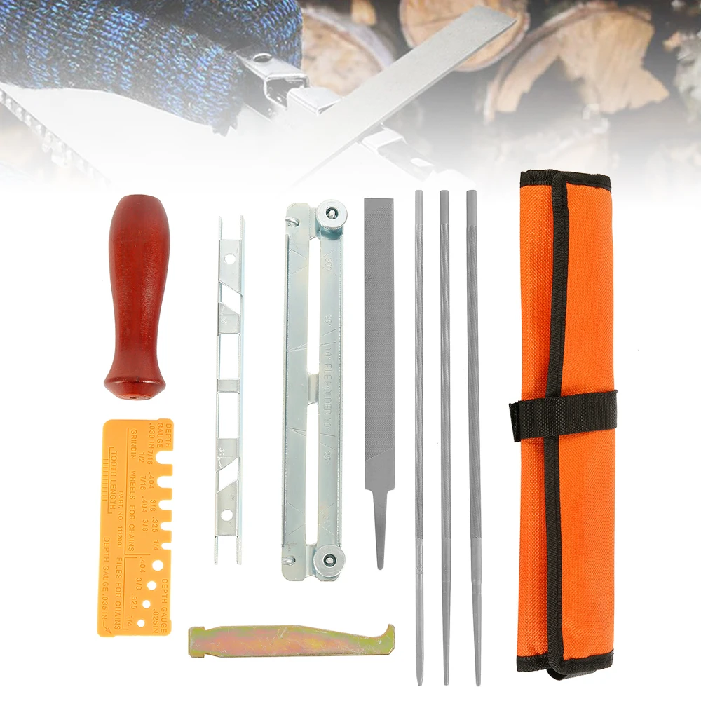 

10 шт., пилка для заточки бензопилы