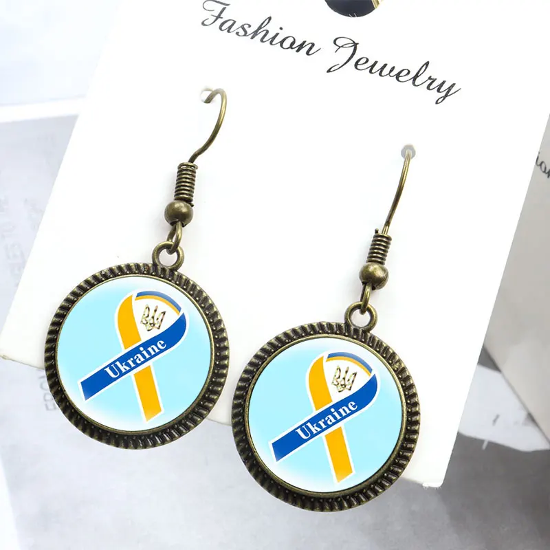 Винтажные серьги-подвески Tryzub с рисунком руны символа рыбы крючка для женщин