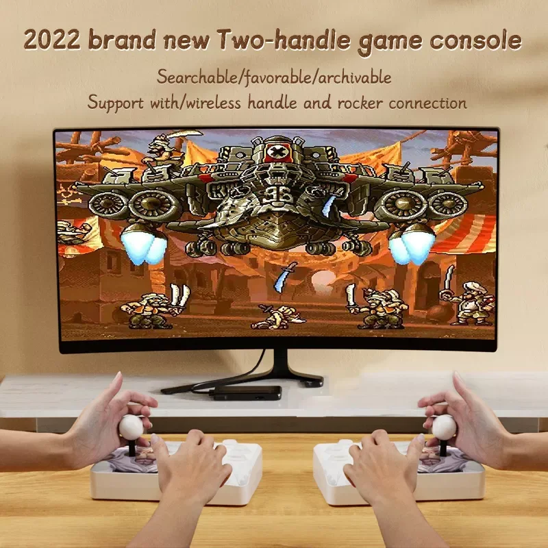 

2022 K9S игровая консоль с двойным беспроводным контроллером, Игровая приставка 4K, 15000 игр, 64 ГБ, 32 ГБ для PS1/GBA/FC, подарок для мальчика