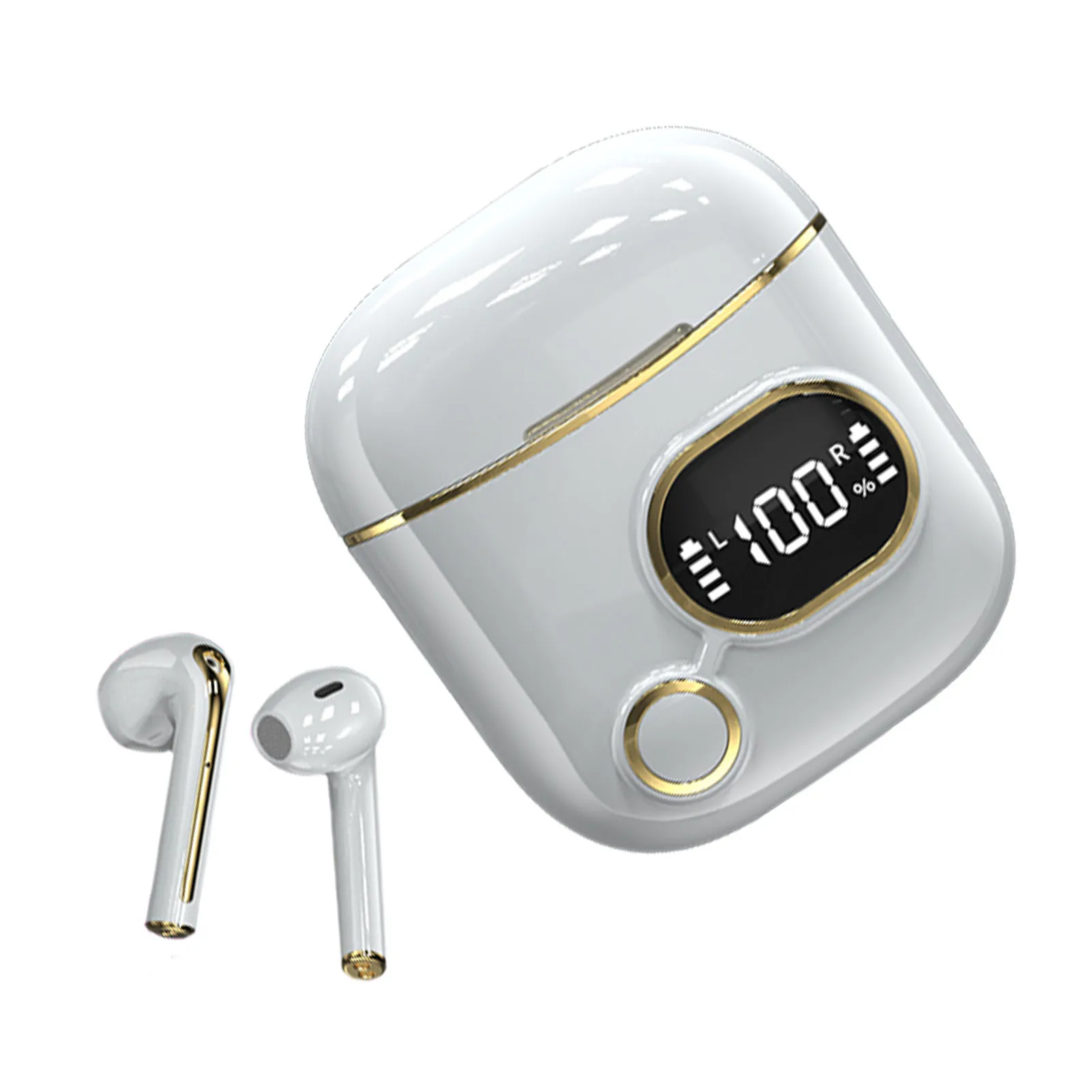 

Touch Control Ear Buds Blue Tooth 5.2 In Headphones For Gaming Sport Running Cordless Noise Canceling With