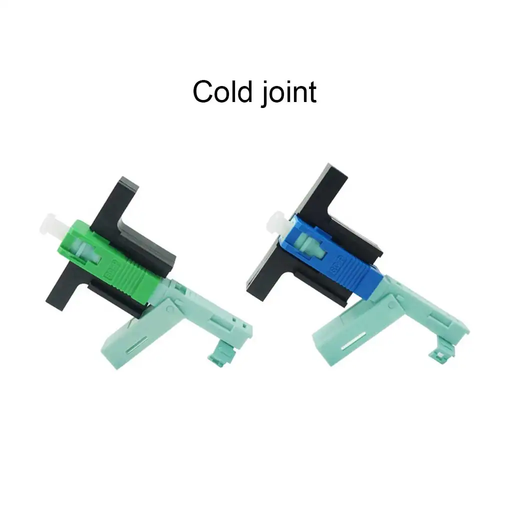 

100 Pieces Portable ABS SC Fiber Optic Connector Network Optical Connectors Assorted Kit Modified Repair Type 2