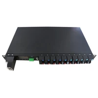 10 channel rack mounted smart switch circuit breaker dc power distribution unit