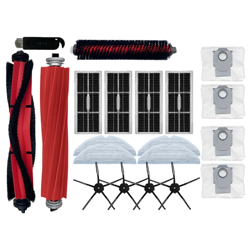 

Roller Side Brush Carbon Filter Mop Dust Bag Plastic Replacement Parts For Xiaomi Roborock S7 Maxv Ultra/T7S/T8plus G10