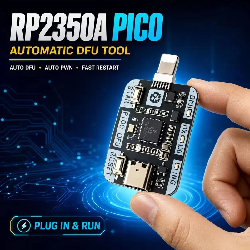 Фото RP2350A PICO Engineering Box: Автоматический программатор для восстановления данных и режима DFU/PWM в один клик, набор инструментов для ремонта мобильных телефонов №1