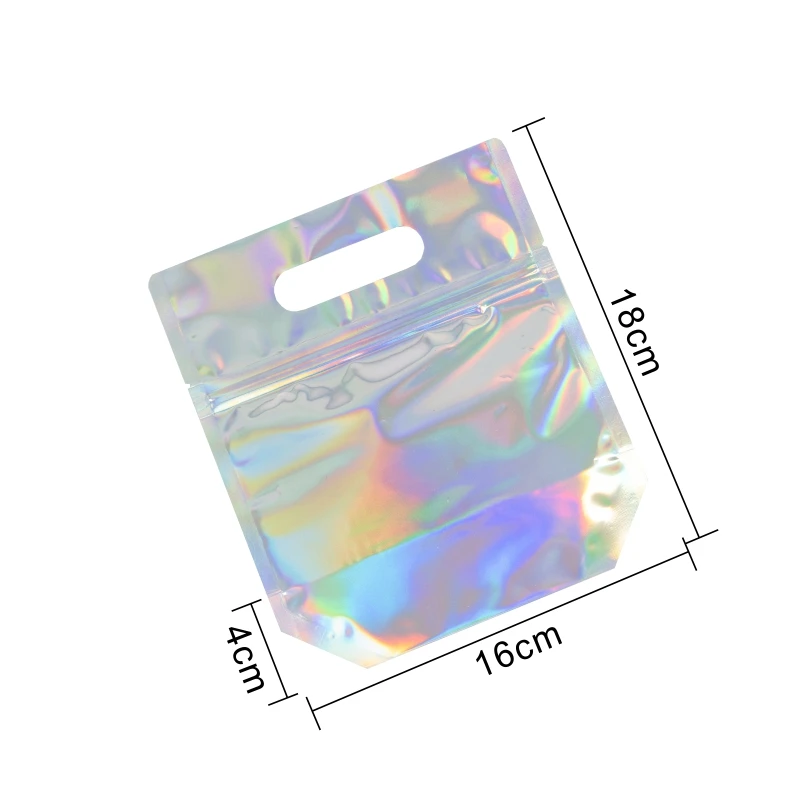 

LBSISI Life,Laser Small Candy Snack Cookie Baking Biscuit Plastic Zipper Transparent Bags For Chocolate Packing Gift Bag