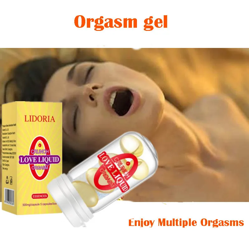 5 Capsules 1 Bottle Women Strong Orgasm Gel Female Libido Enhancer Sex Vagina Stimulant Intense Exciter Enhance Climax Tight Oil