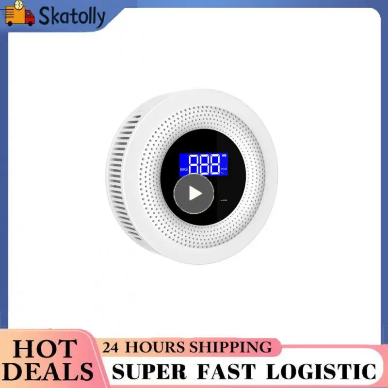 

Детектор угарного газа Tuya Wi-Fi, датчик углекислого газа с ЖК-дисплеем, сигнализация 90 дБ, домашнее защитное оборудование для безопасности, 1/2/3 шт.