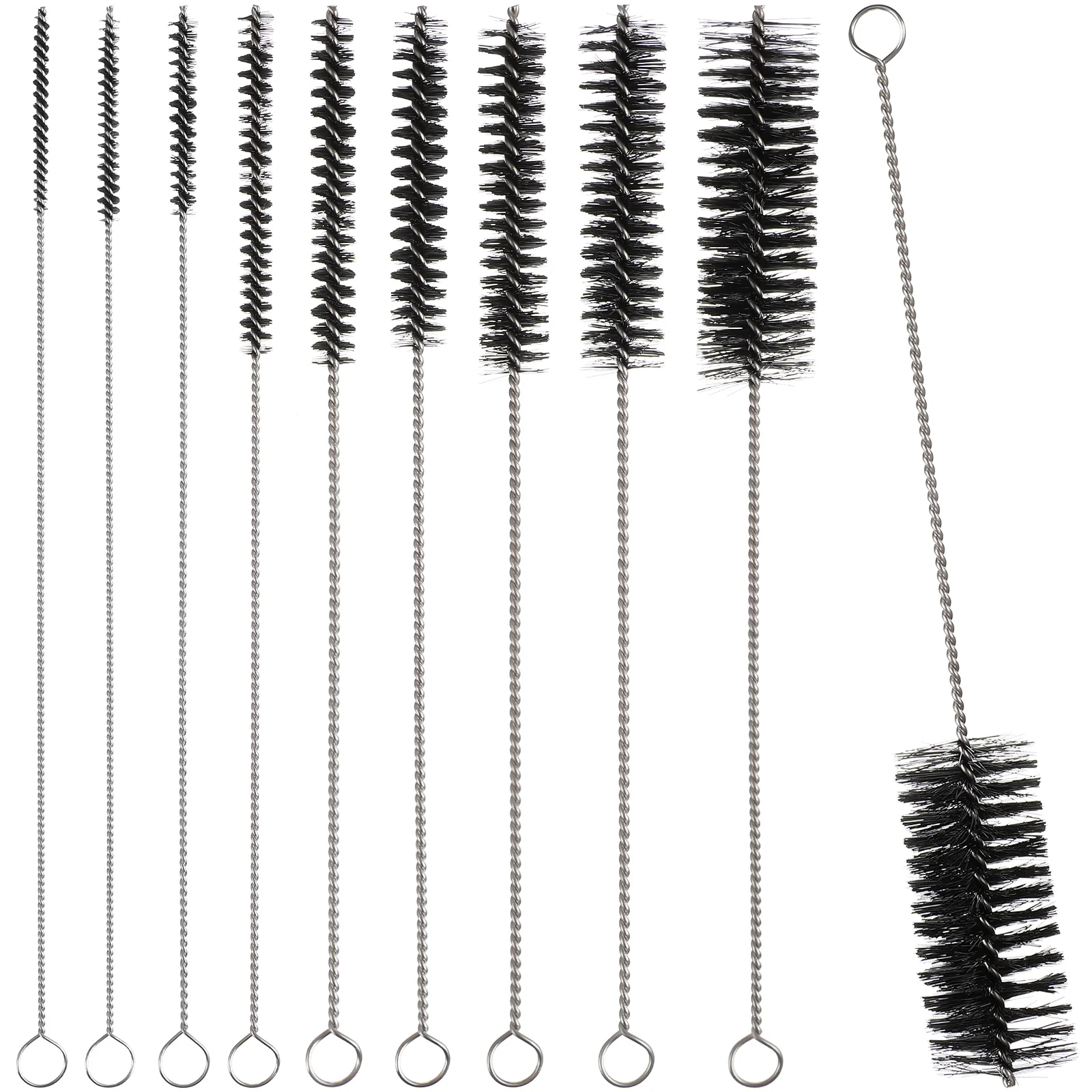 

Brush Straw Cleaning Cleaner Bottle Nylon Setpipe Extrathin Brusheshandle Water Stainless Steel Drinking Straws Jewelry