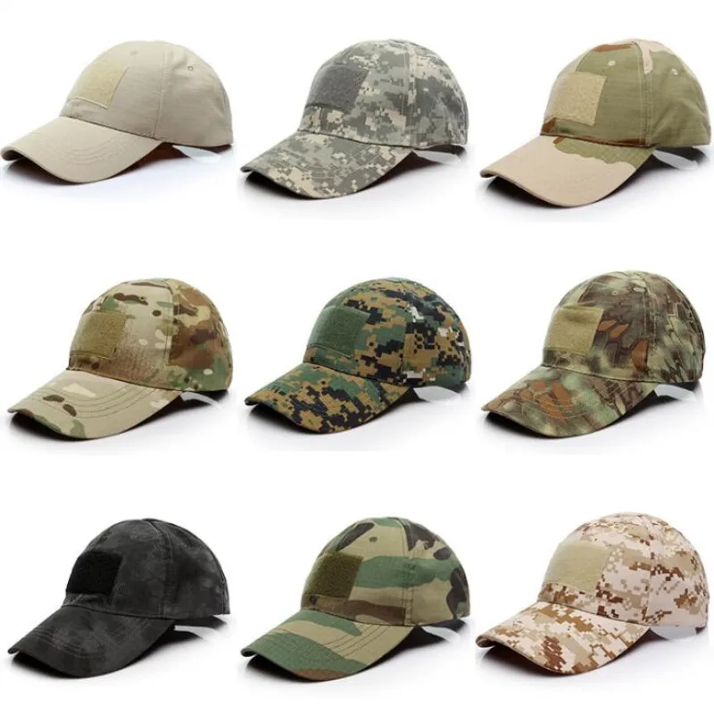 

2022 Outdoor Sport Snap back Caps Camouflage Hat Simplicity Tactical Military Army Camo Hunting Cap Hat For Men Adult Cap