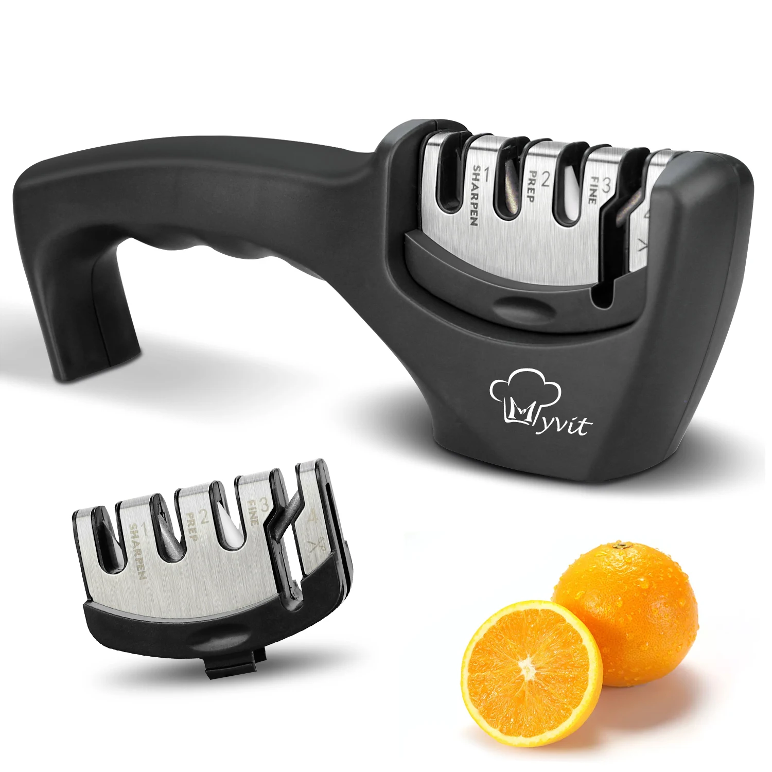 

New Diamond Knife Sharpeners For Kitchen Knives 4 in 1 & 3 In 1 Manual Knife Sharpener Practical Kitchen Tool Hot Items 2023