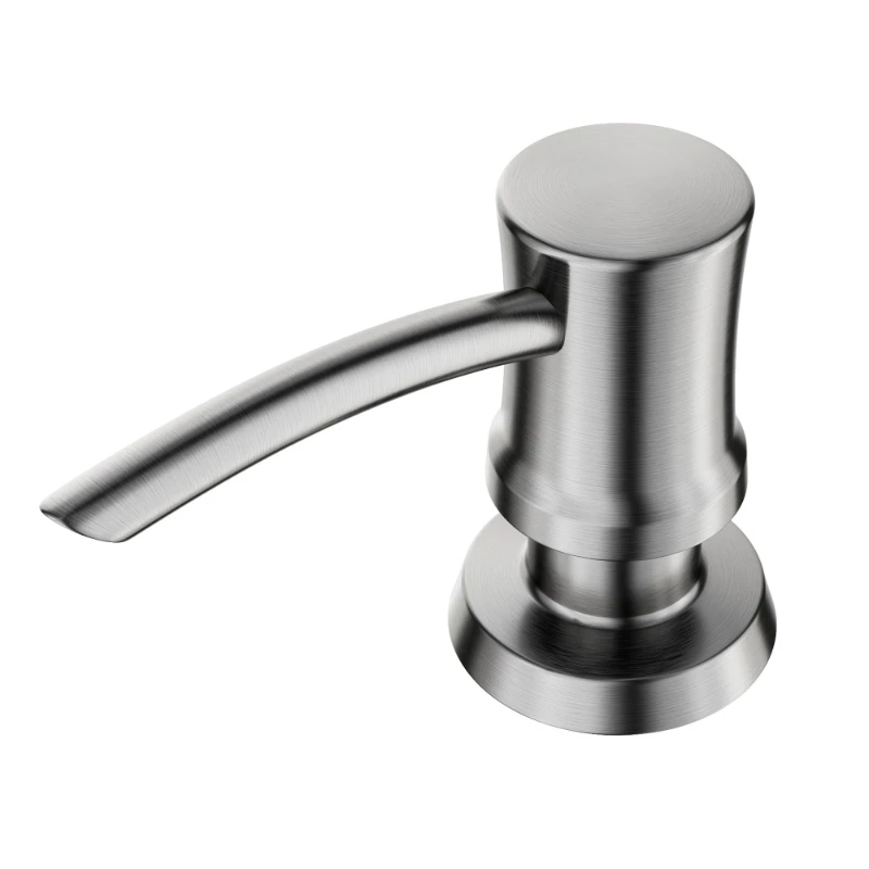

Brass Kitchen Soap and Lotion Dispenser in Stainless Steel