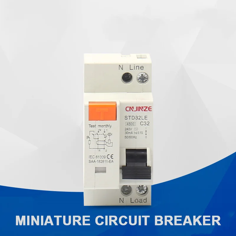 

1P AC250v Mini Circuit Breaker 6A 10A 16A 20A 25A 32A AC Circuit Breaker Air Switch