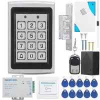 RFID Keypad Access Control System Kit Door Lock 125KHz EM Card For Door Entry