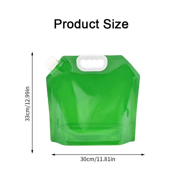 Складной спортивный походный чайник утолщенный устойчивый к царапинам 5 л