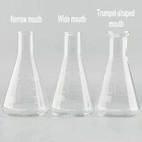 1pc 50ml to 1000ml borosilicate glass erlenmeyer conical flask for lab chemical equipment