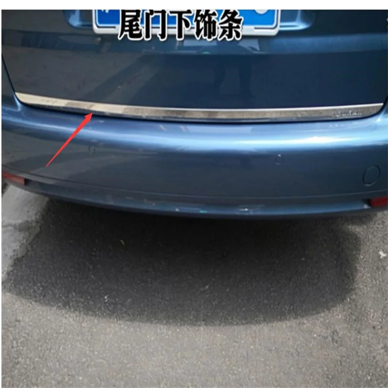 

Нижняя крышка задней двери для Volkswagen Touran 2005-2015, молдинговая отделка, задняя дверь из нержавеющей стали, автомобильные аксессуары