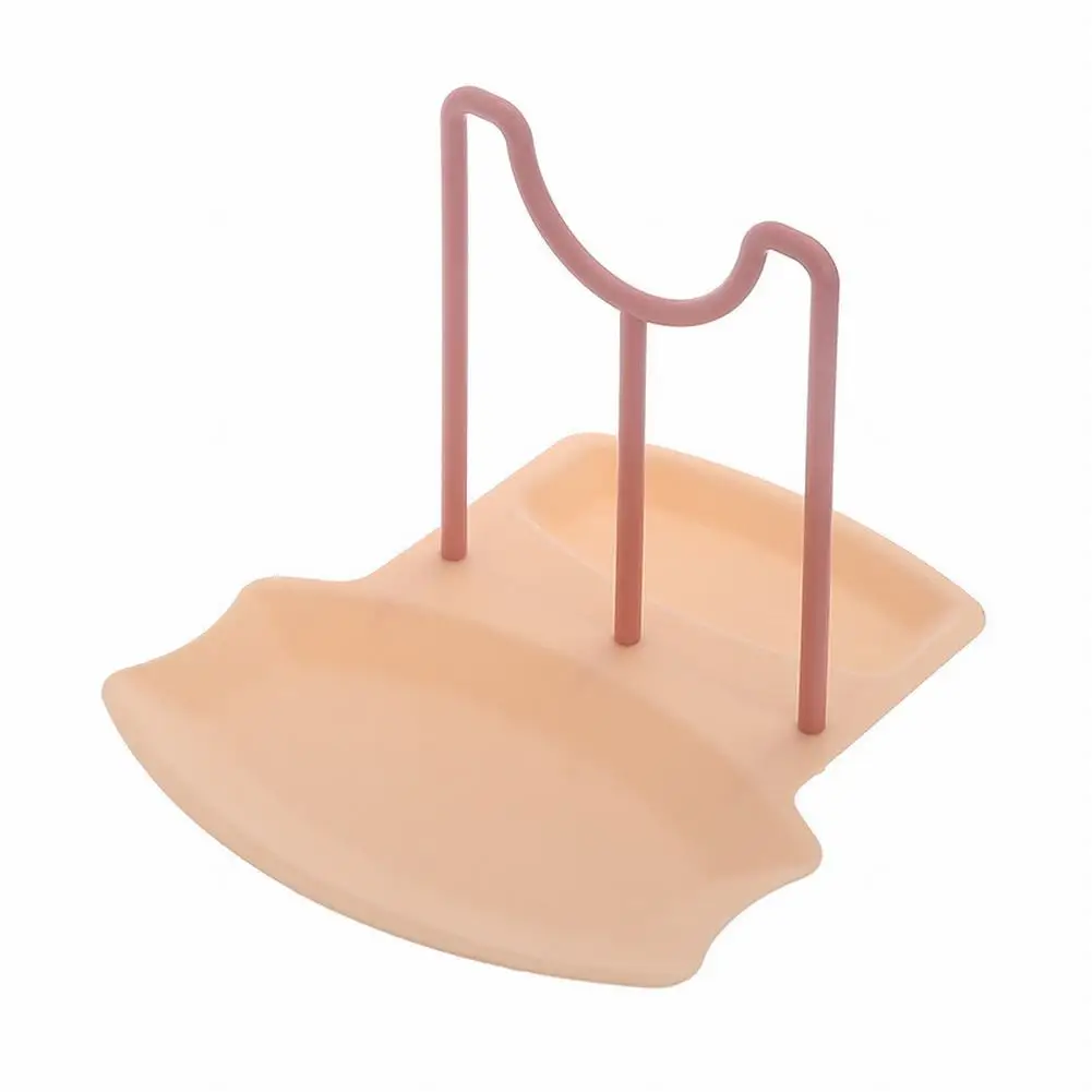 

Kitchen Pot Cover Rack Chopping Board Pot Shovel Soup Spoon Chopsticks Non Perforated Storage Rack Food Grade Plastic Storage