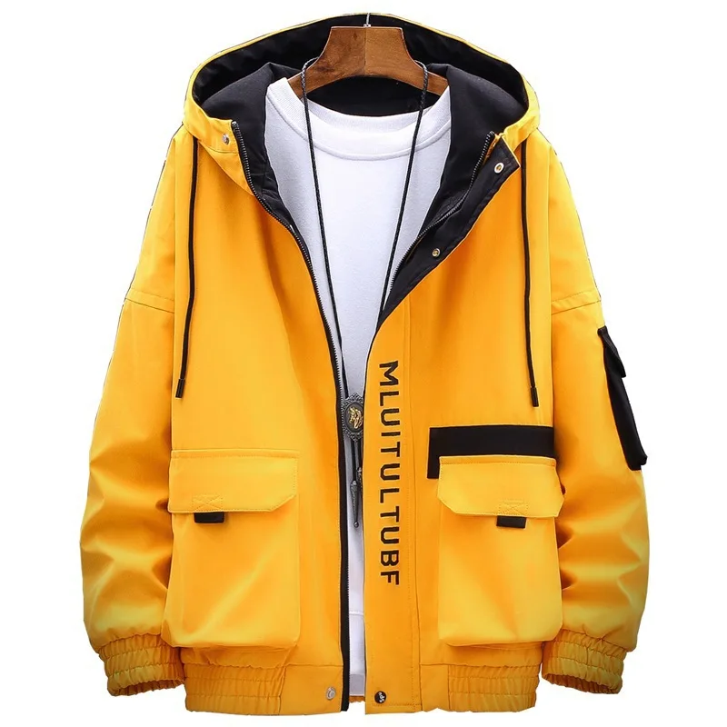 

Male Female cargo jacket Autumn outdoor hiking hoodie jacket zipper coat