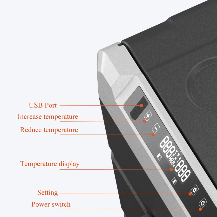 Автомобильный холодильник Alpicool 45L охладитель автомобильный компрессор