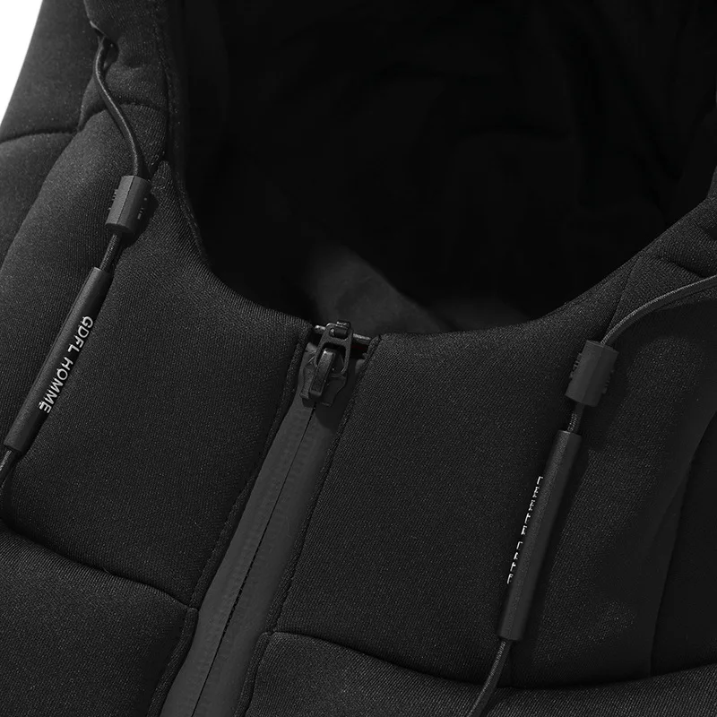 Men's Vest, Padded Jacket Padded Jacket Vest Warm Vest Hooded Padded Jacket