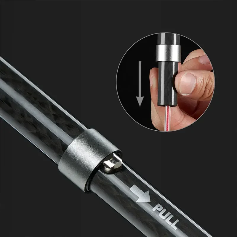 Naturehike ST08 153-173g Трости Сверхлегкие 4 секунды Складные регулируемые треккинговые