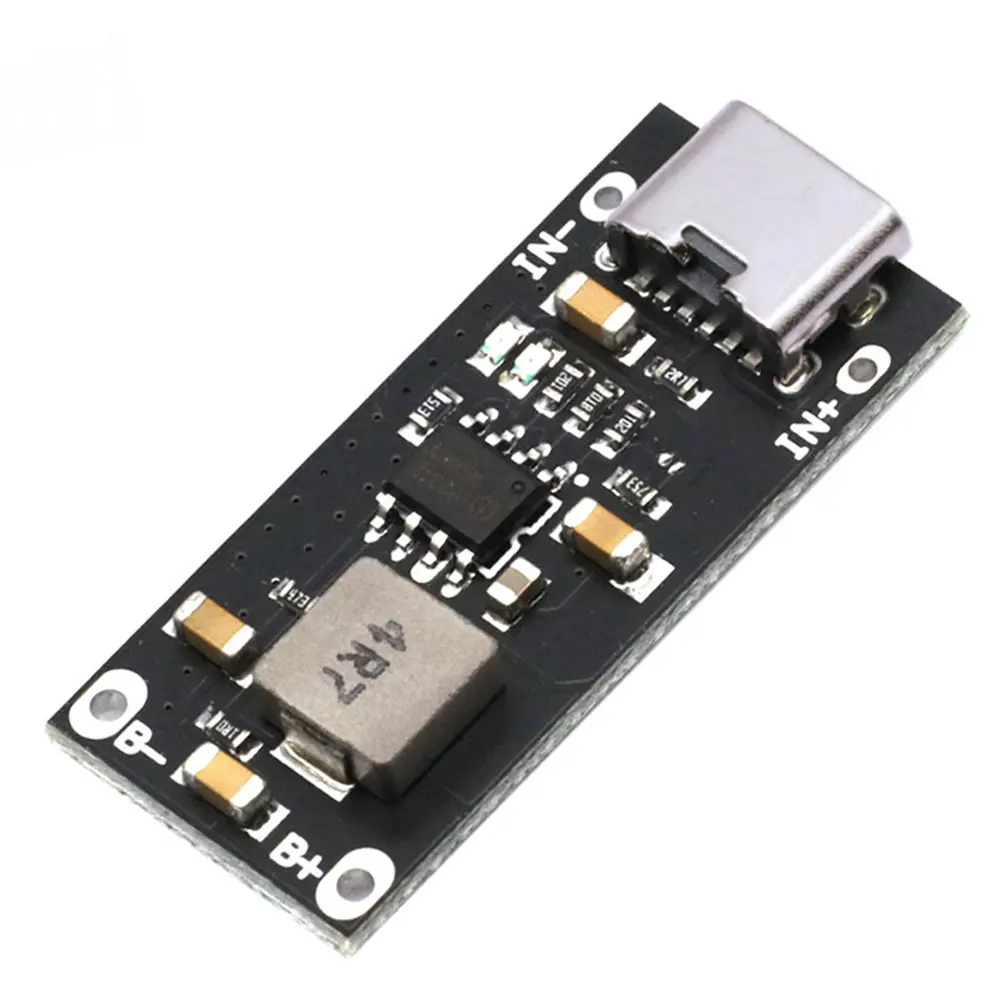 Фото USB Type-C Высоковольтный вход 3A Полимерная тройная литиевая батарея Плата быстрой зарядки IP2312 Режим CC/CV от 5 В до 4,2 В №4
